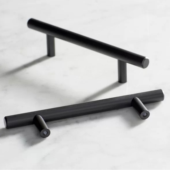 Kitchen Round Cabinet Pull Handles Black - Picture 6 of 10